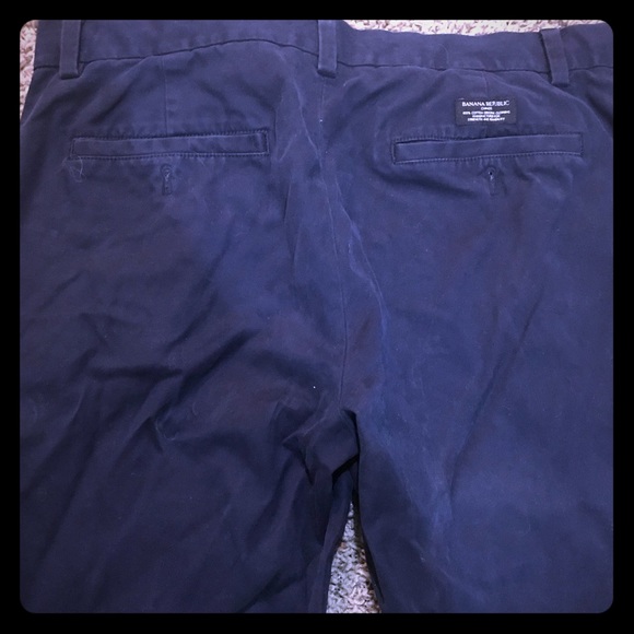 Navy Blue classic taper chinos - Picture 1 of 6